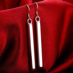 Silver Plated Drop Earrings